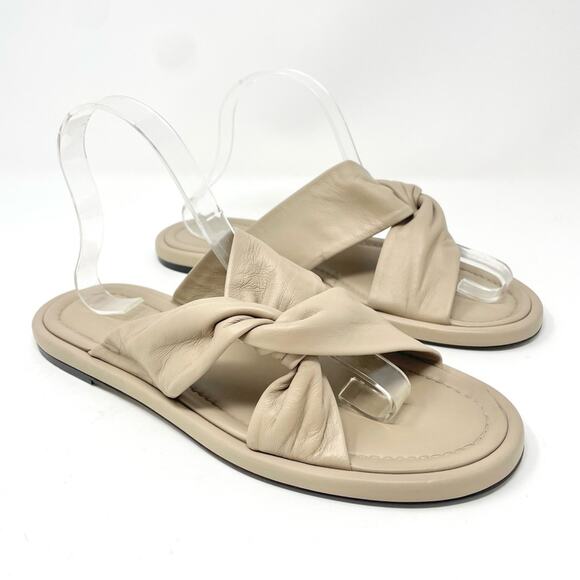 NEW Everlane The Day Twist Sandal in Warm Khaki, Women's Size 10, $148 - Picture 7 of 12